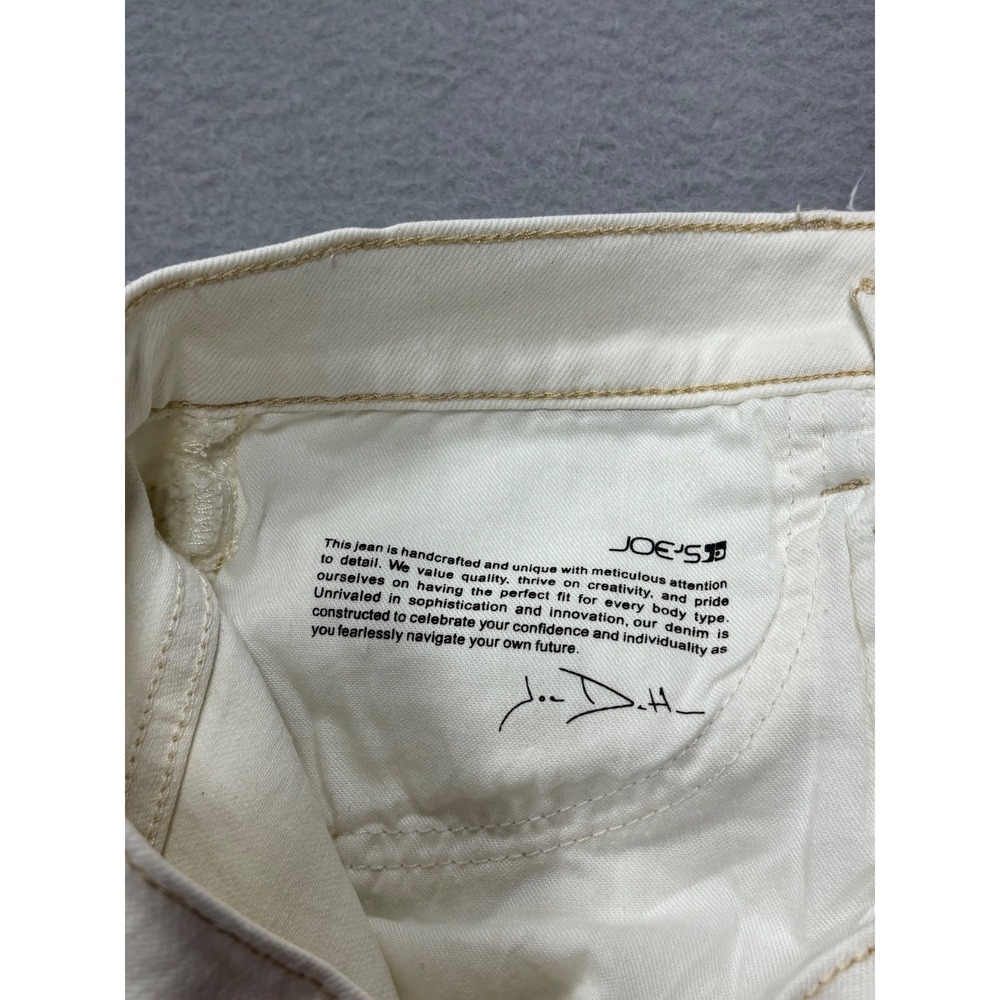 Joe's Jeans The Alex Shorts Women 28 White High Rise‎ Frayed Hem Button Fly - Picture 9 of 16